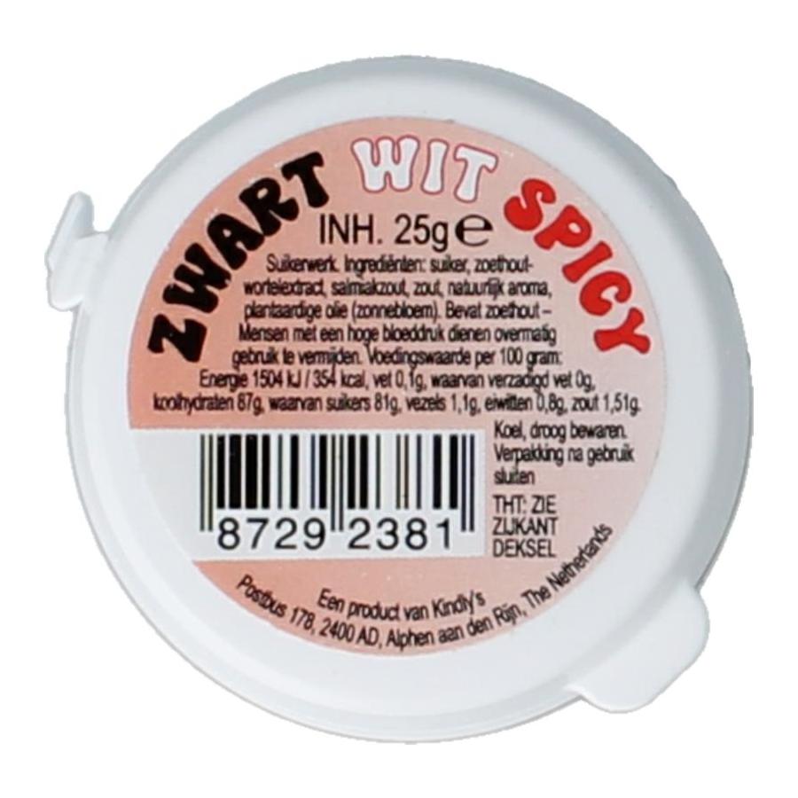 Kindly's zwart-wit spicy