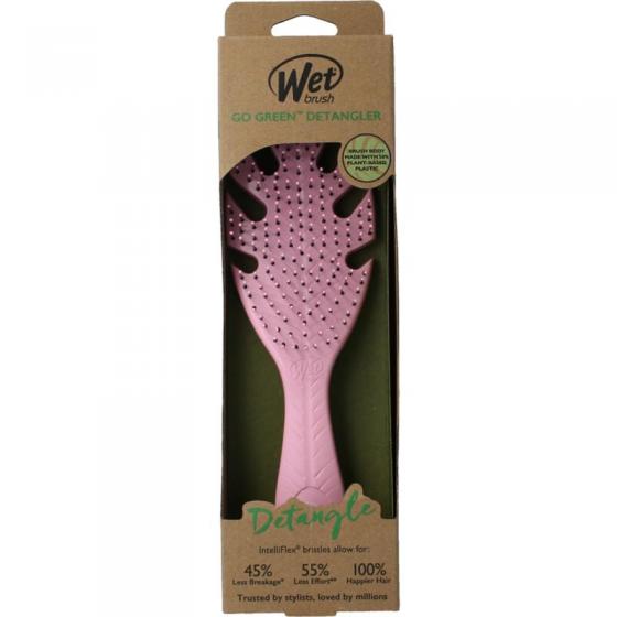 Wetbrush Go green detangler pink