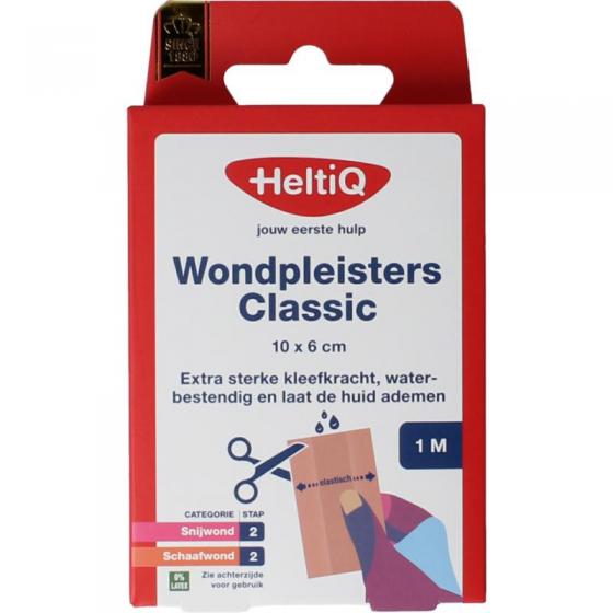 Heltiq wondpleister classic 10x6cm 1m
