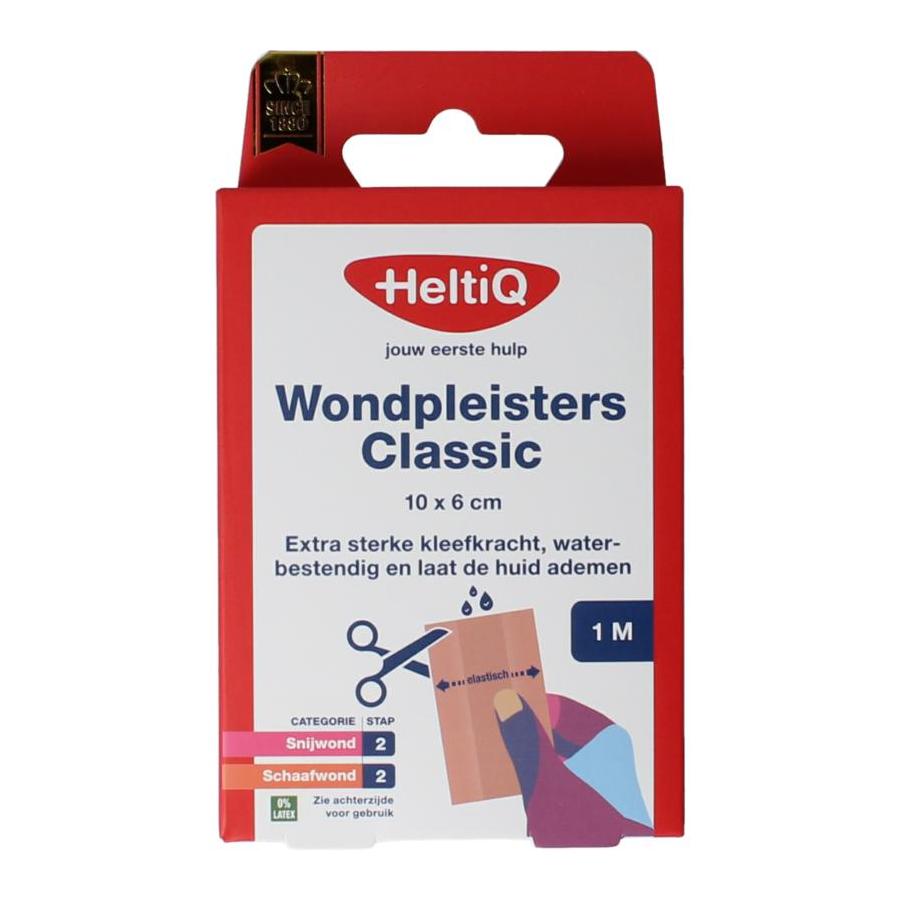 Heltiq wondpleister classic 10x6cm 1m