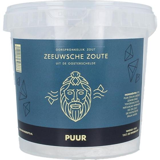 Zeeuwsche Zoute Puur zout in emmer