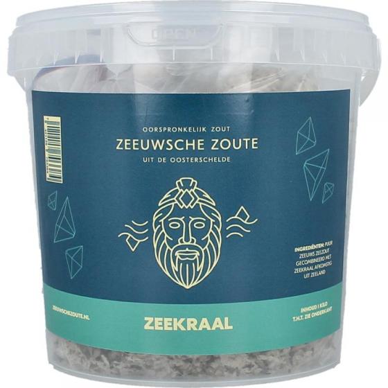 Zeeuwsche Zoute Zout met zeekraal in emmer