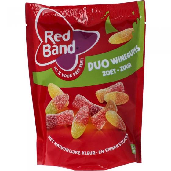 Red Band red b duo winegums zoet zuur