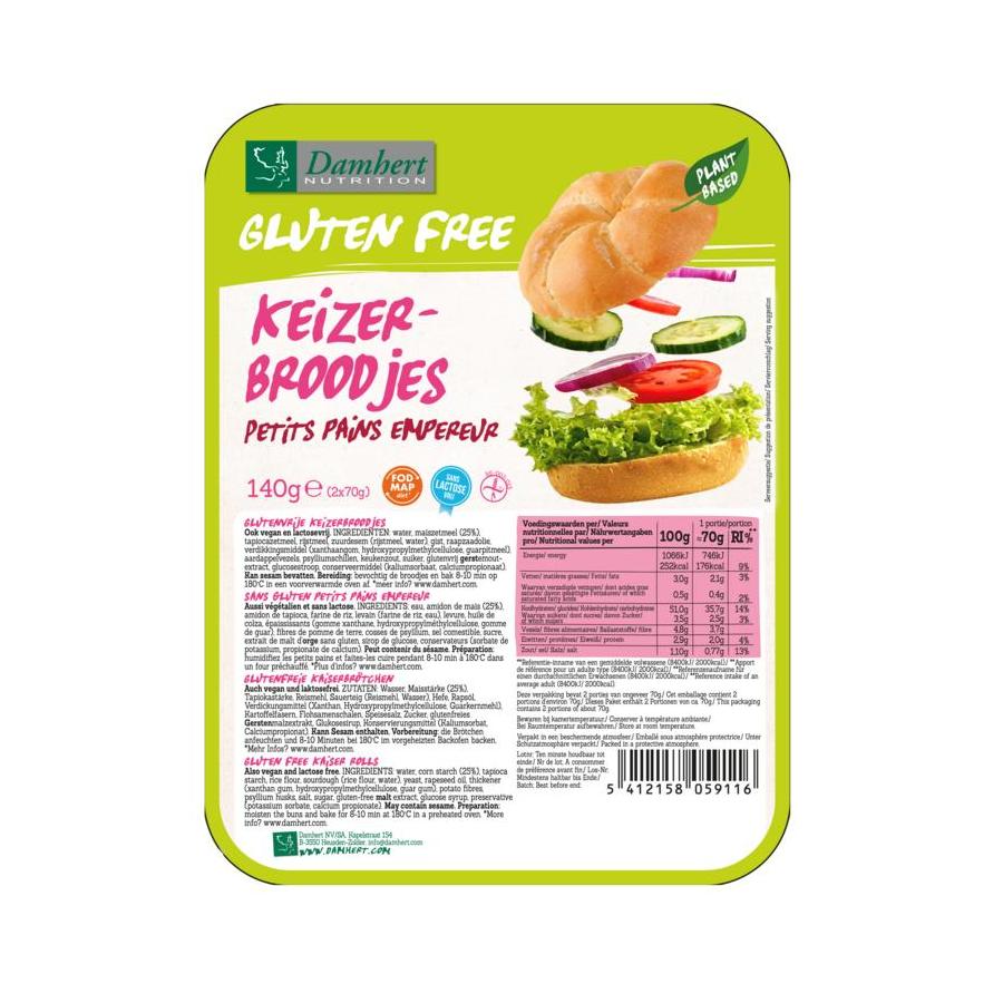 Damhert Damhert keizerbroodje glutenvr