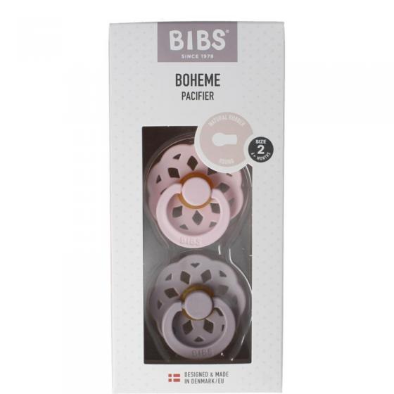 Bibs Fopspeen blossom lila Maat 2