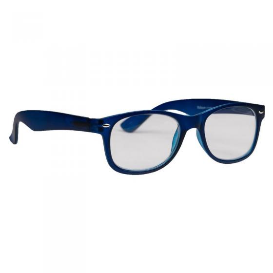 Leesbril wayfarer mat blauw +1.00