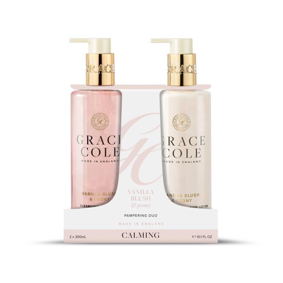 Vanilla blush & peony handcare duo