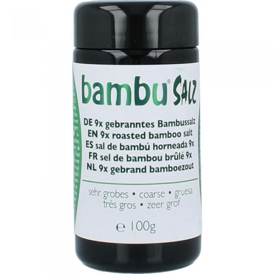Bambu Salz bamboezout zeer grof 9x gebran