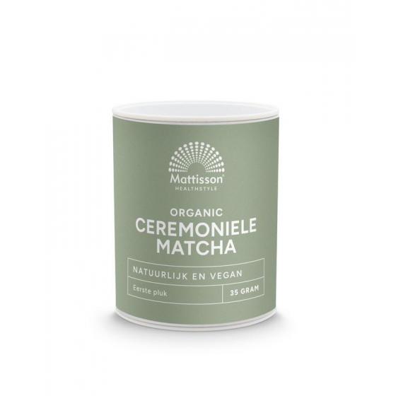 Mattisson organic ceremoni matcha po bio