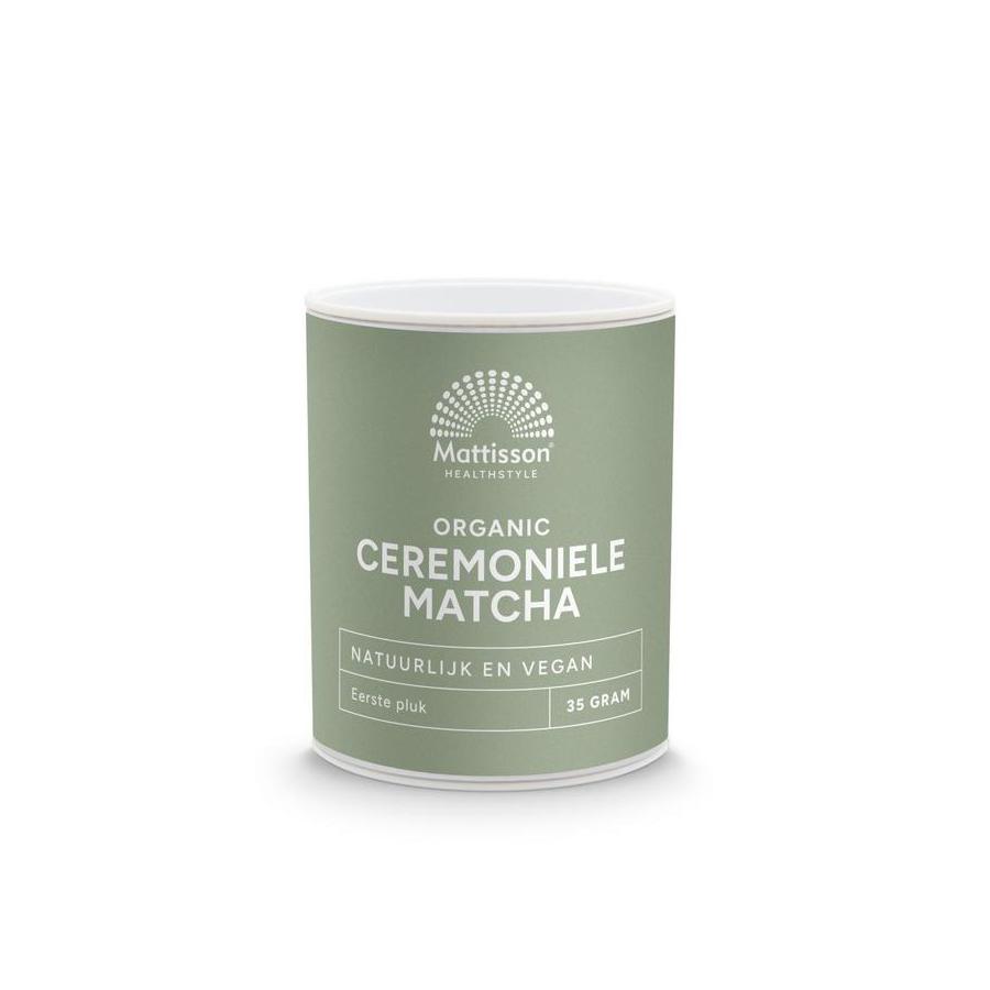 Mattisson organic ceremoni matcha po bio