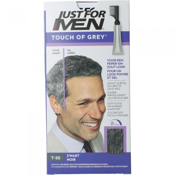 Just For Men touch of grey t-55 zwart