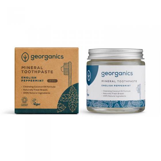 Georganics Mineral-rich toothpaste english peppermint