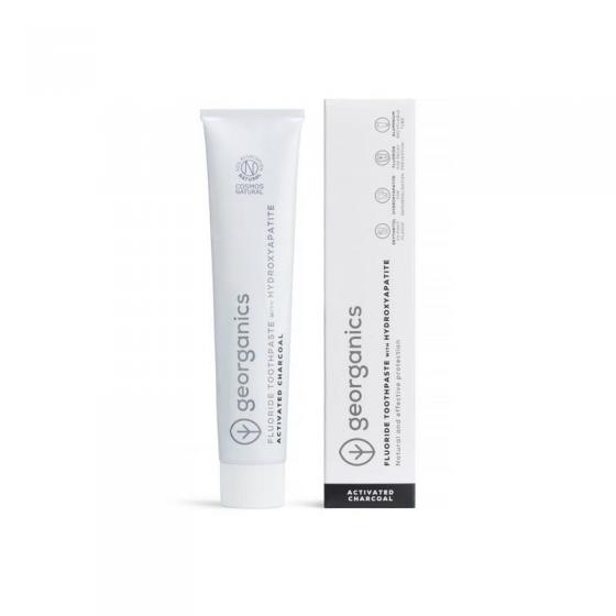 Georganics Fluor toothpaste charcoal tube