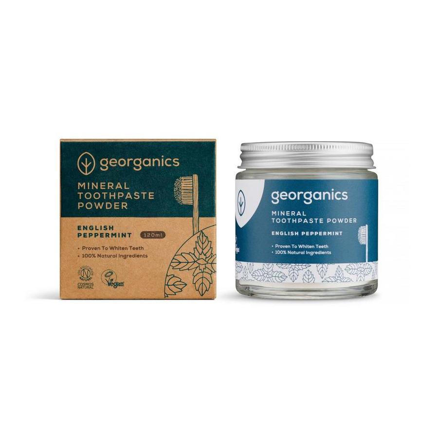 Georganics Mineral toothpaste powder english peppermint