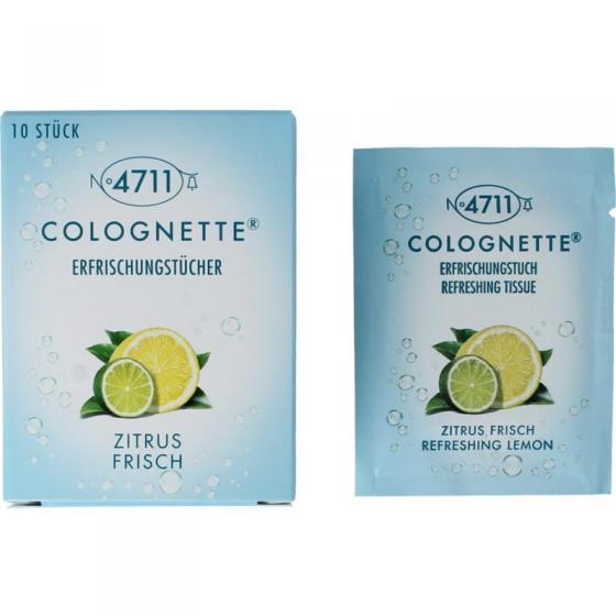 4711 4711 colognettes tissues lemon