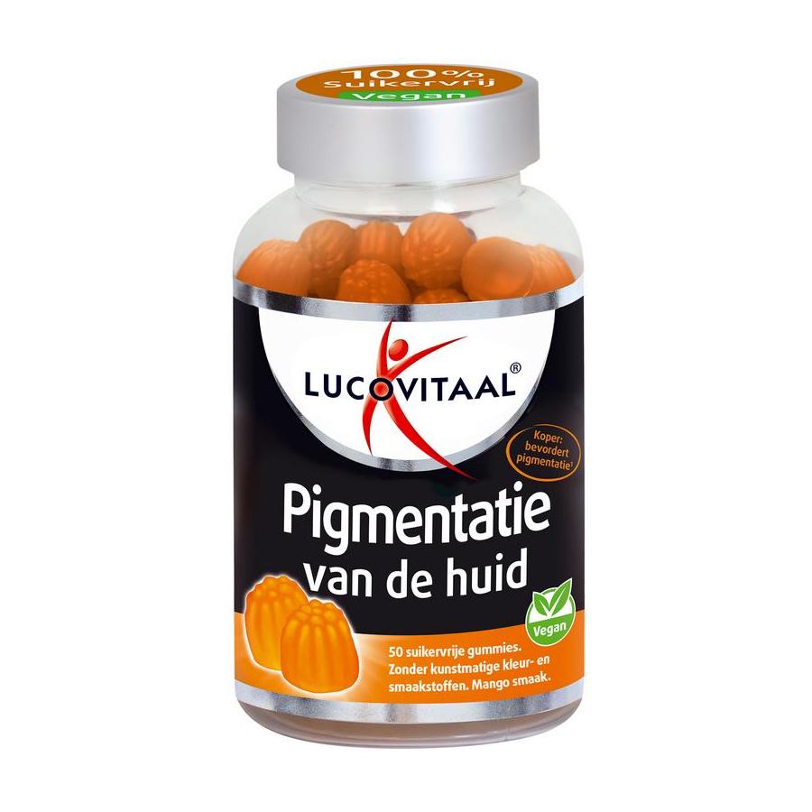 Lucovitaal pigmentatie vd huid gummies