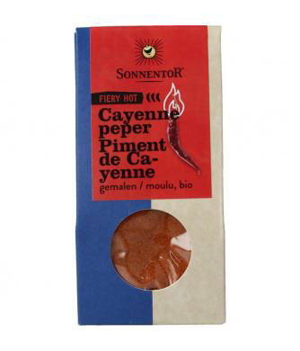 Cayennepeper gemalen