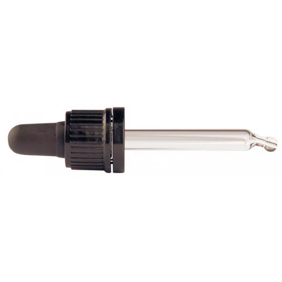 Helios Holland Pipet glas zwart 30ml