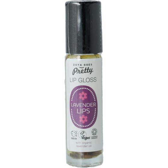 Zoya Goes Pretty Lip gloss lavender lips