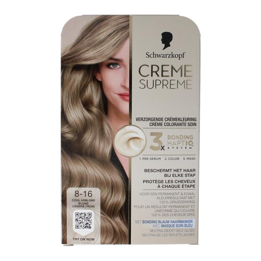 Schwarzkopf creme supreme 8-16 blond