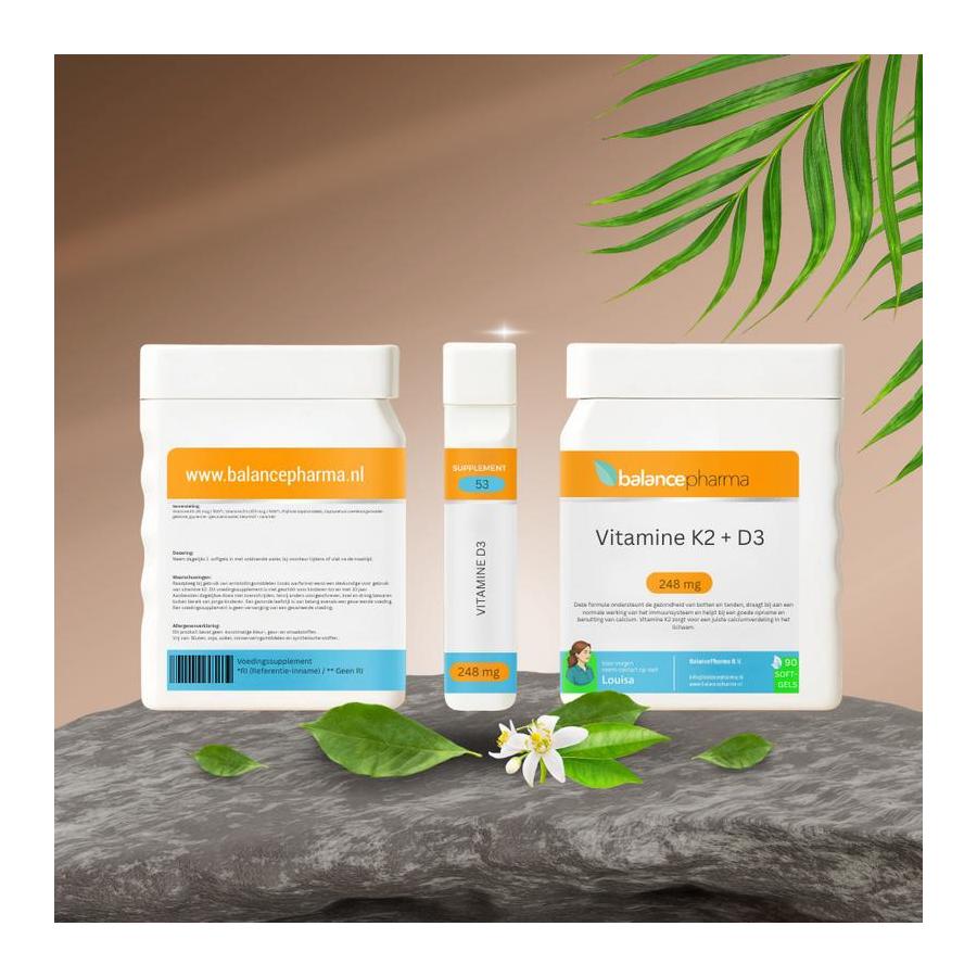 Supplements Vitamine K2 + Vitamine D3