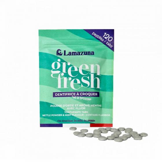 Toothpaste tablets greenfresh nettle mint bio
