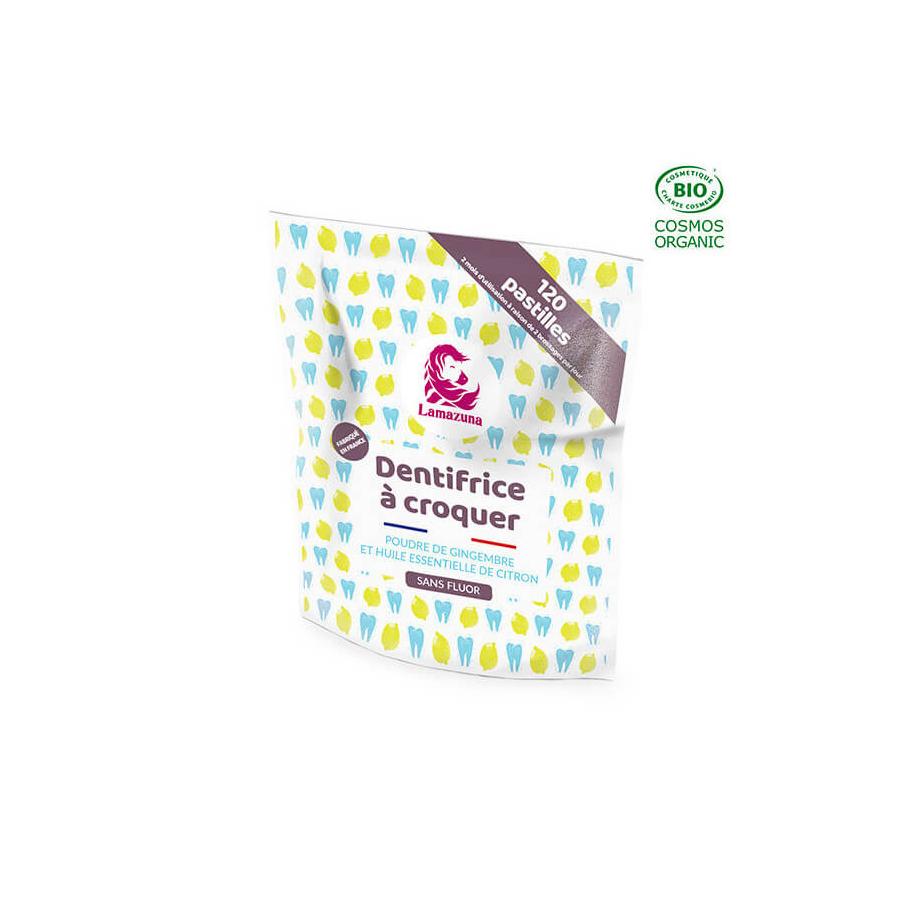 Toothpaste tabs ginger lemon bio