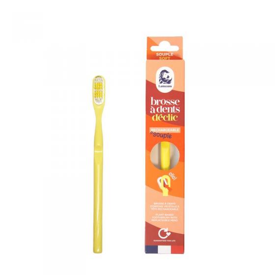 Toothbrush soft mimosa yellow