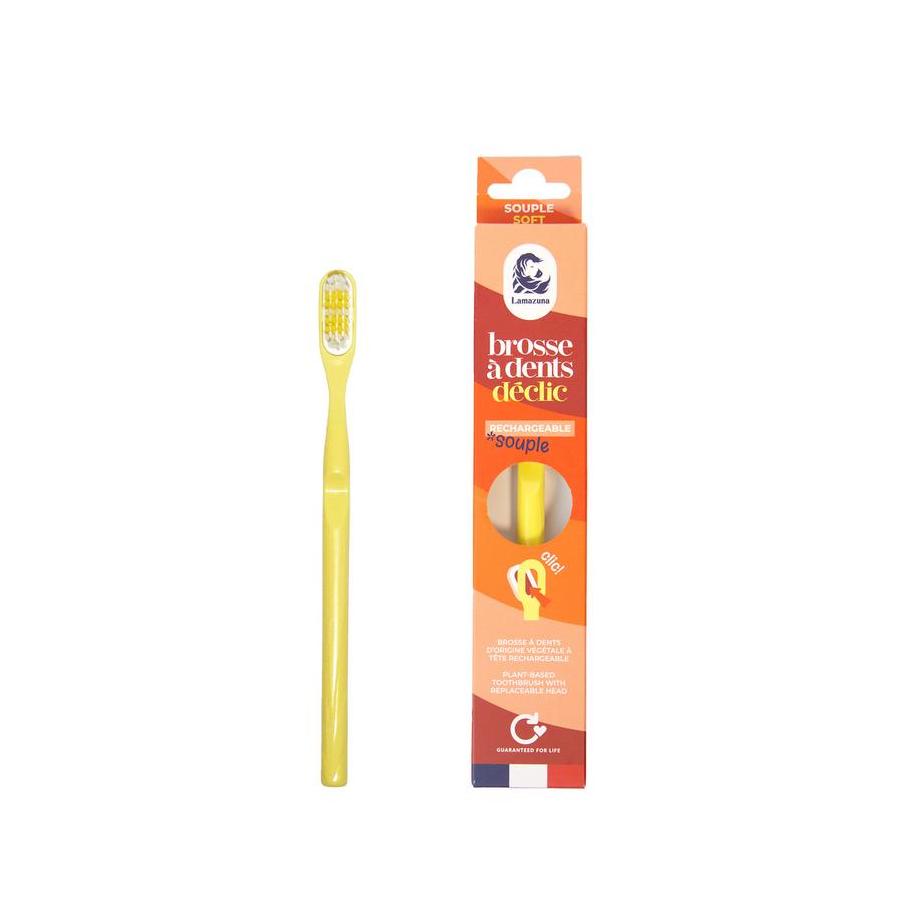 Toothbrush soft mimosa yellow