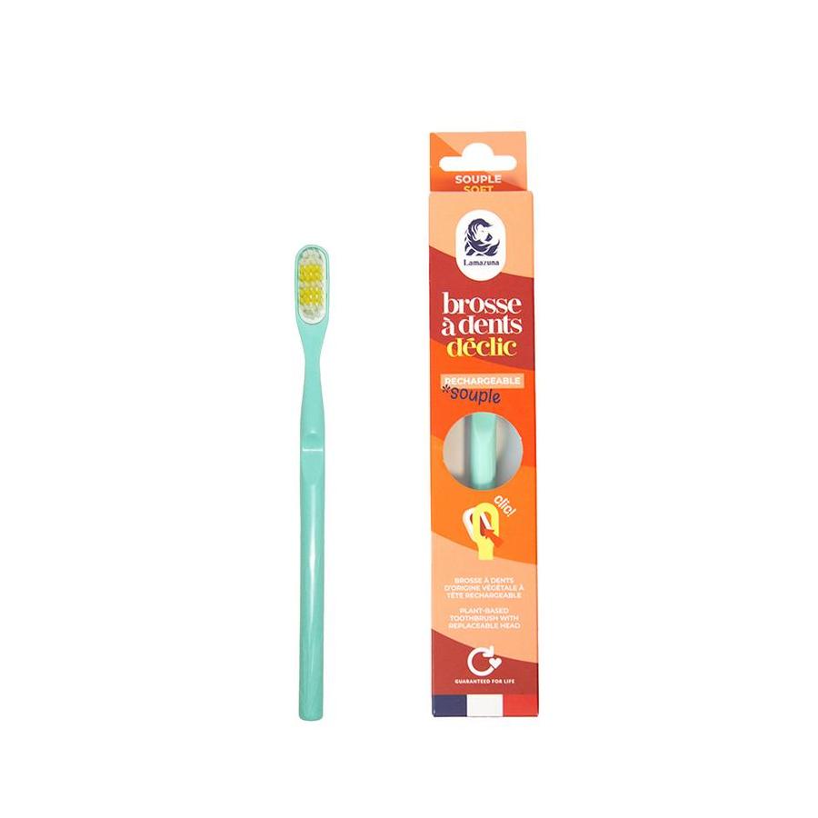 Toothbrush soft water green