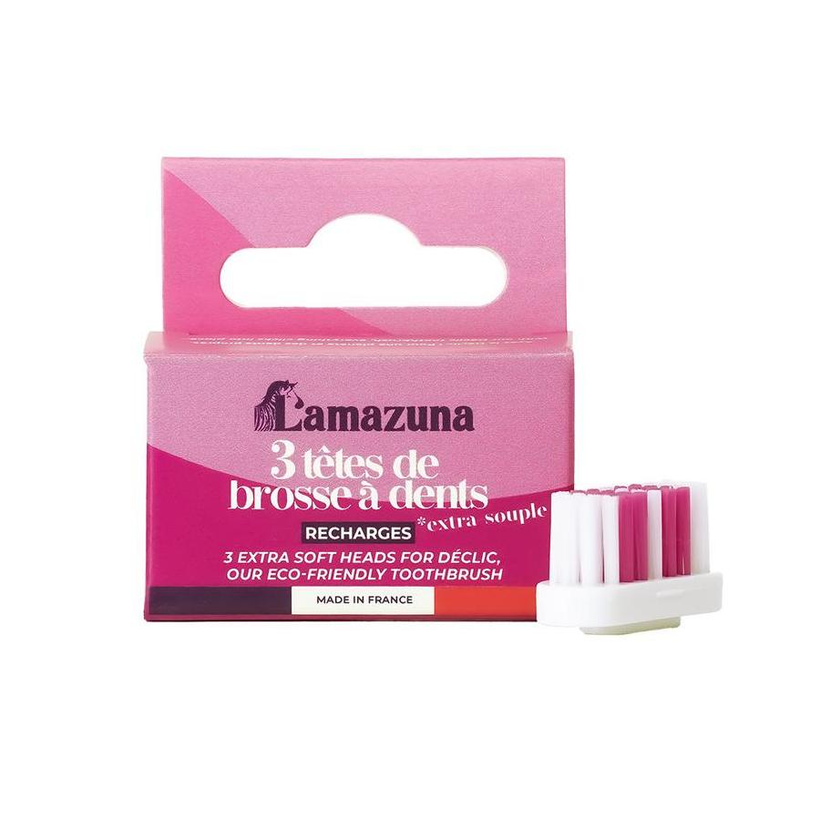 Set of 3 toothbrush heads XS