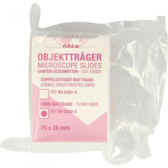 Objectglaasje 75 x 26 helder
