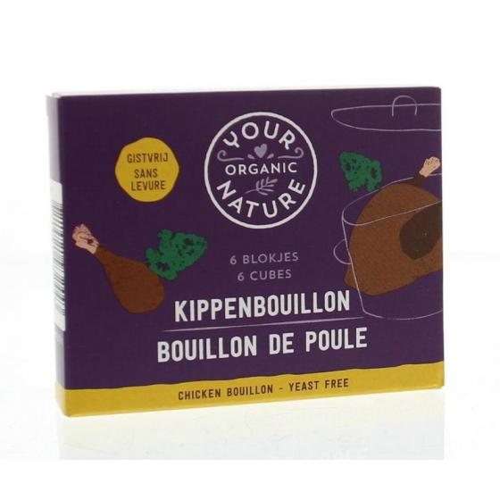 Kippenbouillonblokjes zonder gist bio