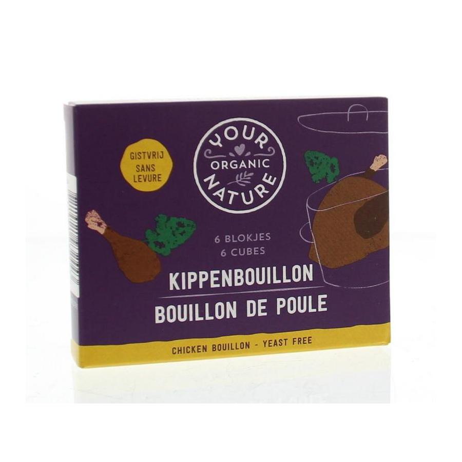 Kippenbouillonblokjes zonder gist bio