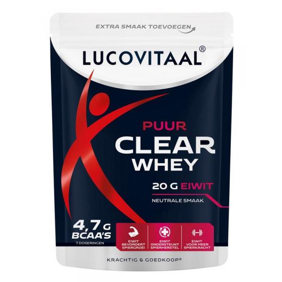 Lucovitaal clear whey poeder puur