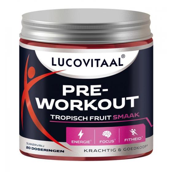 Lucovitaal pre-workout tropische fruit