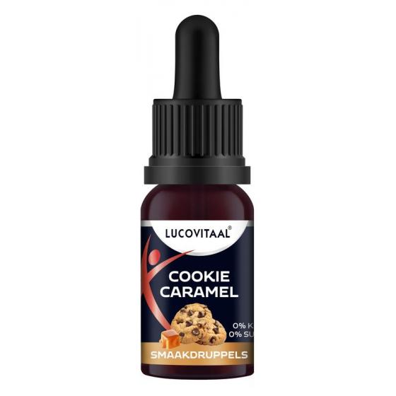 Lucovitaal smaak druppels cookie caramel