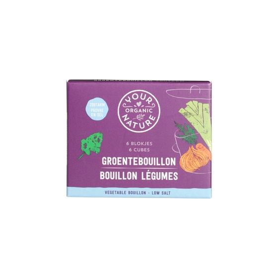 Heldere groentebouillon zoutarm bio