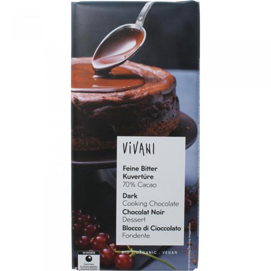 Vivani Vivani dark cooking choco bio