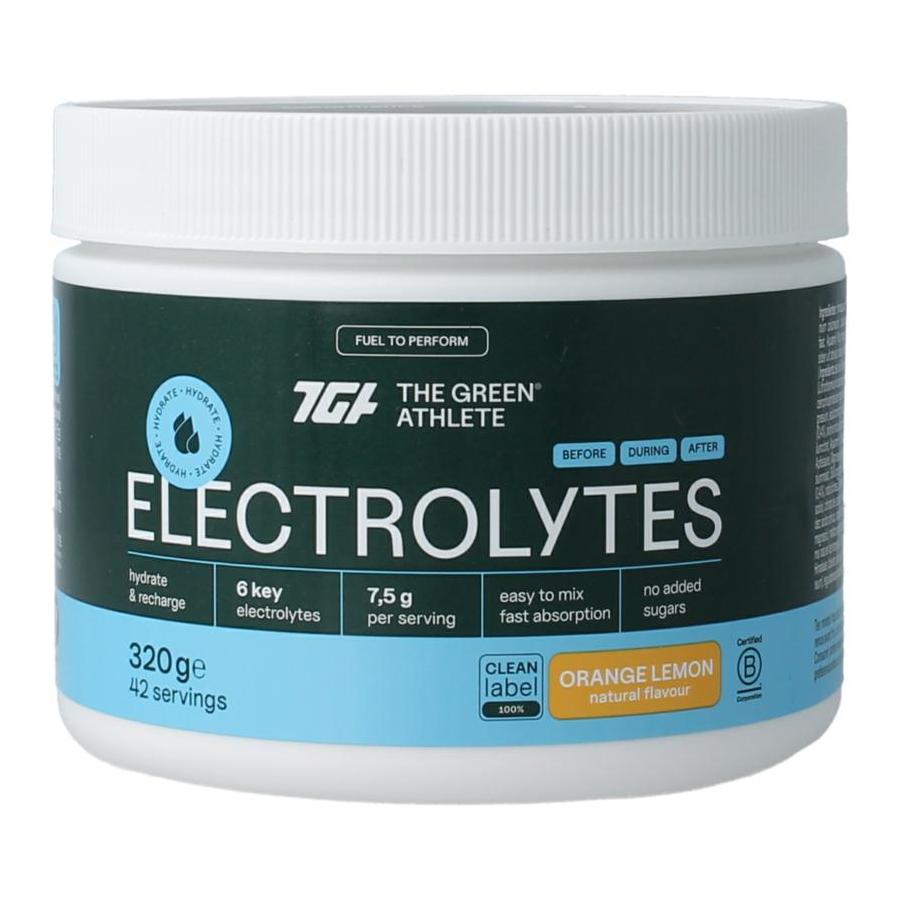 Green Athlete Electrolytes orange lemon