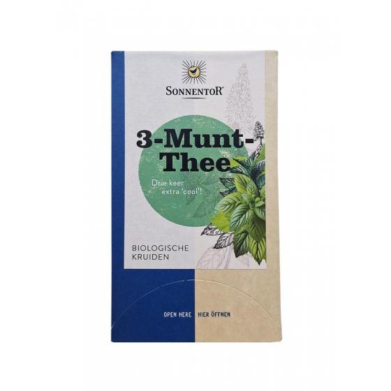 Sonnentor 3-munt-thee bio