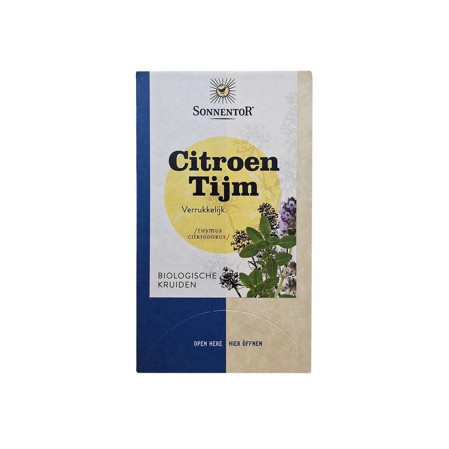 Sonnentor citroen tijm thee bio