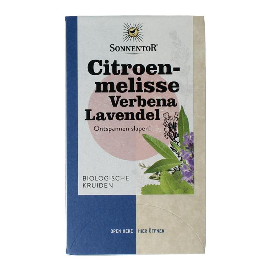 Sonnentor citroenmel-verbena-lavend bio