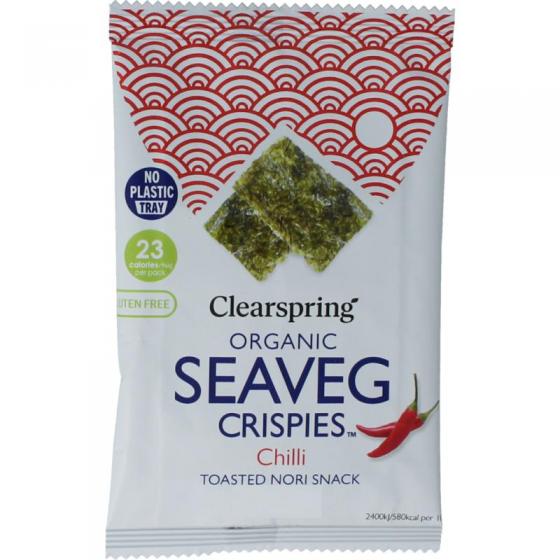 Clearspring seaveg - crispies chilli bio