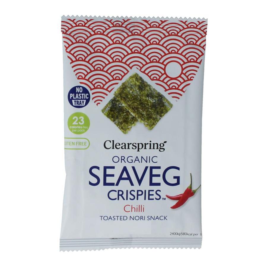 Clearspring seaveg - crispies chilli bio