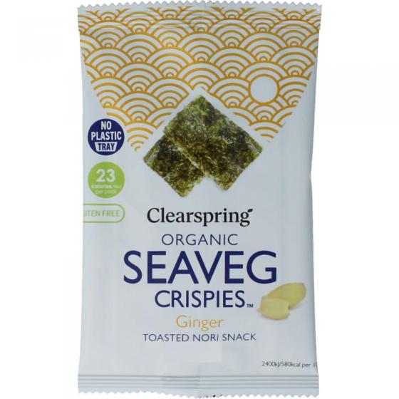 Clearspring seaveg - crispies ginger bio