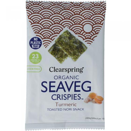 Clearspring seaveg - crispies tumeric bio
