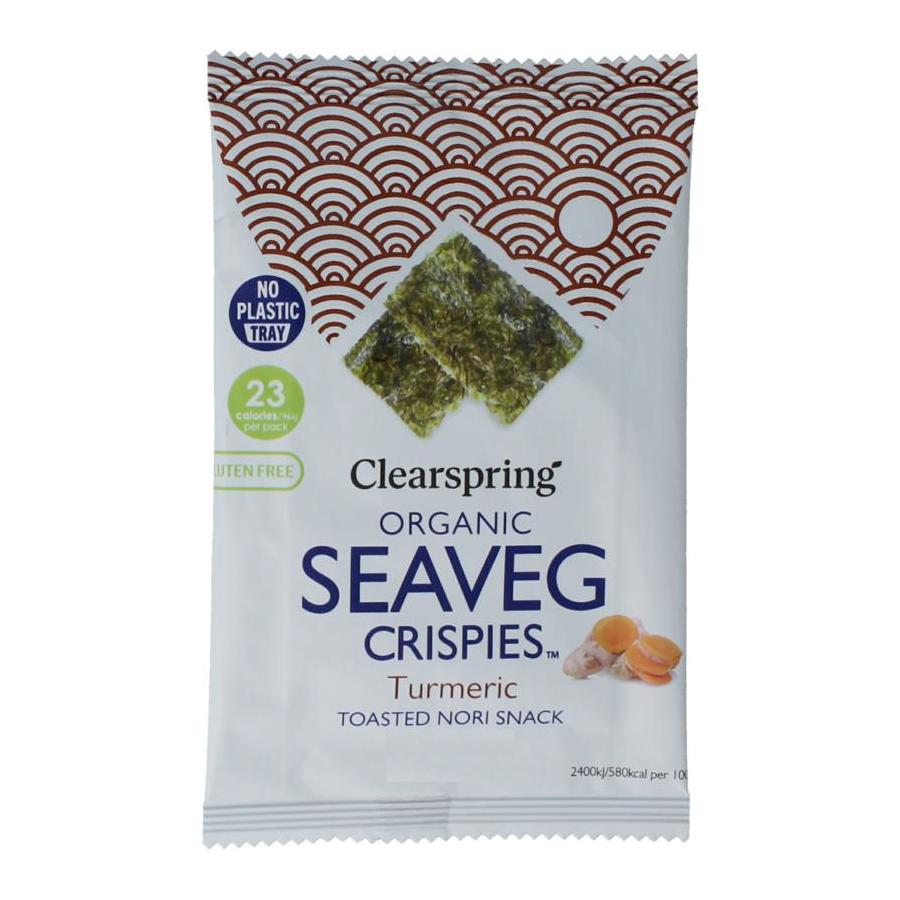 Clearspring seaveg - crispies tumeric bio