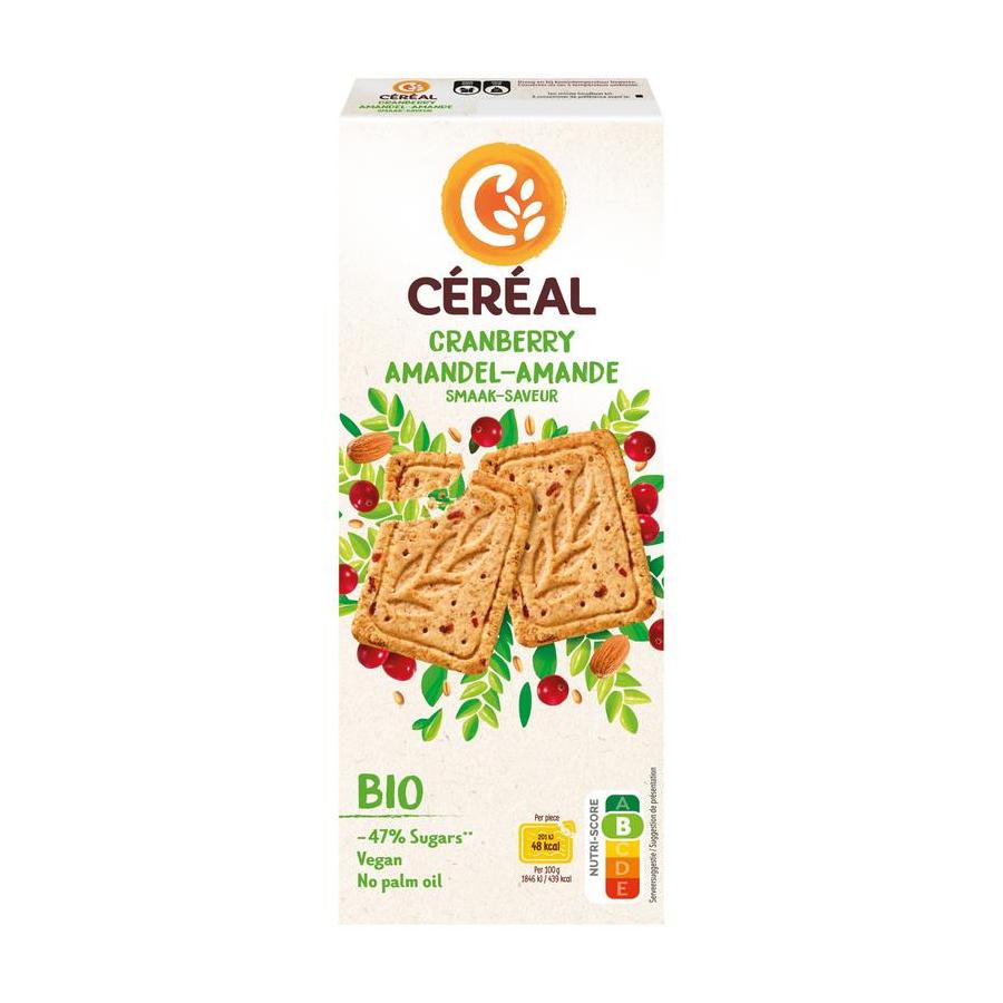 Cereal cranberry amandelen cake&koek