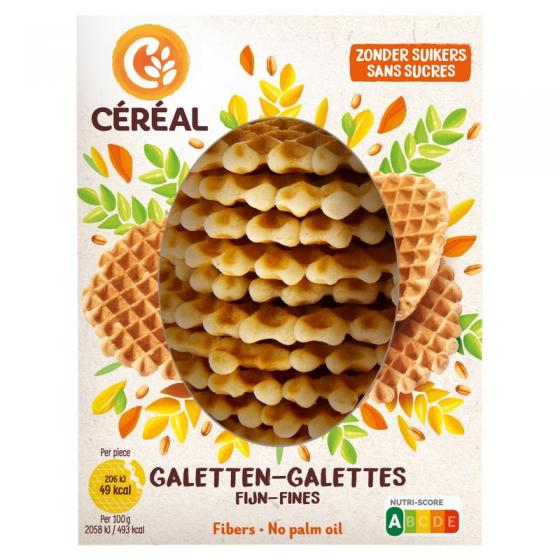 Cereal galetten fijn zonder suiker